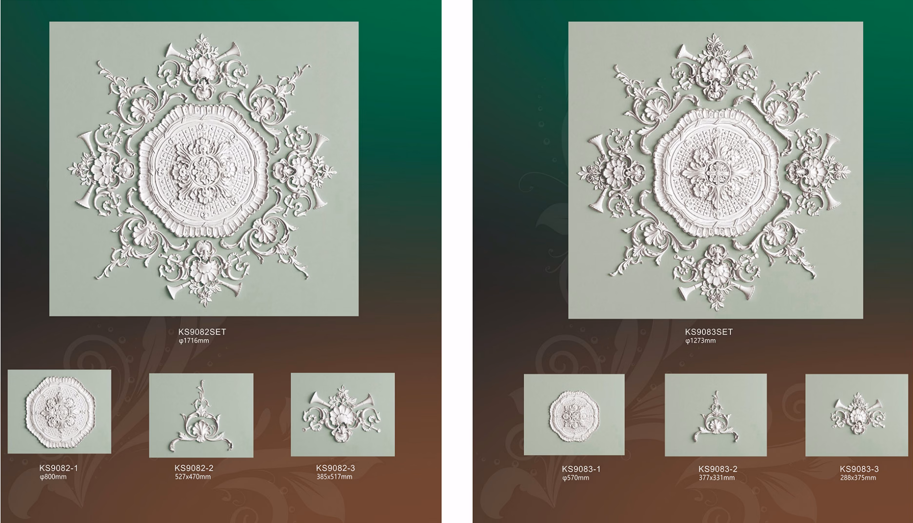 Ceiling Medallion 057 Size: 70cm diameter Material: Polyurethane (PU) from Ceiling Medallion category | PU decorative materials manufacturer from Dongguan, China