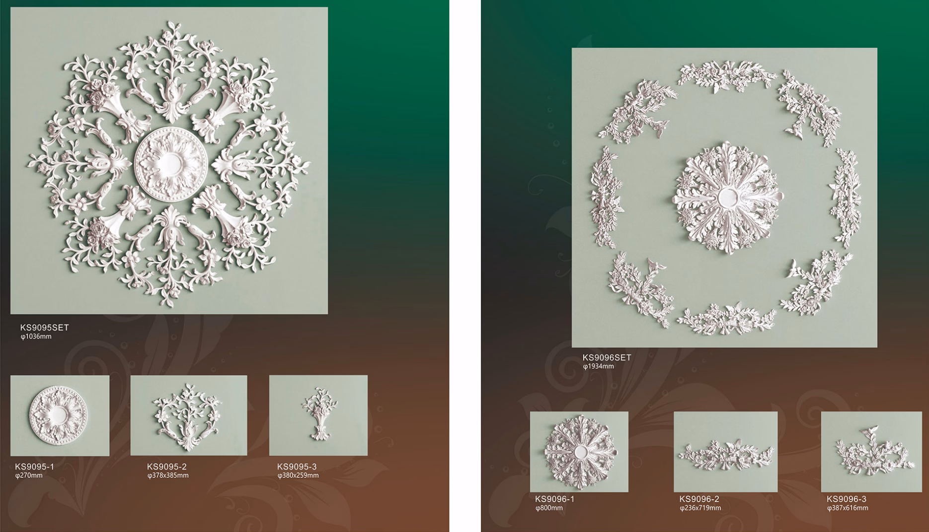 Ceiling Medallion 060 Size: 85cm diameter Material: Polyurethane (PU) from Ceiling Medallion category | PU decorative materials manufacturer from Dongguan, China